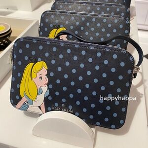 【Kate Spade】disney x kate spade new york alice in wonderland crossbody bag/NWT!!